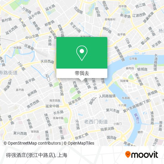 得强酒庄(浙江中路店)地图