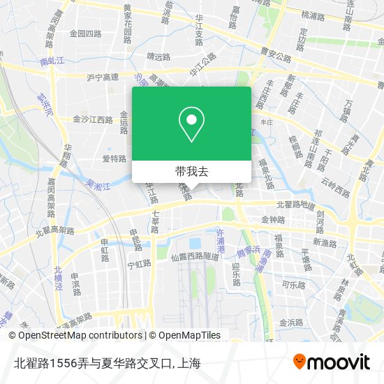 北翟路1556弄与夏华路交叉口地图