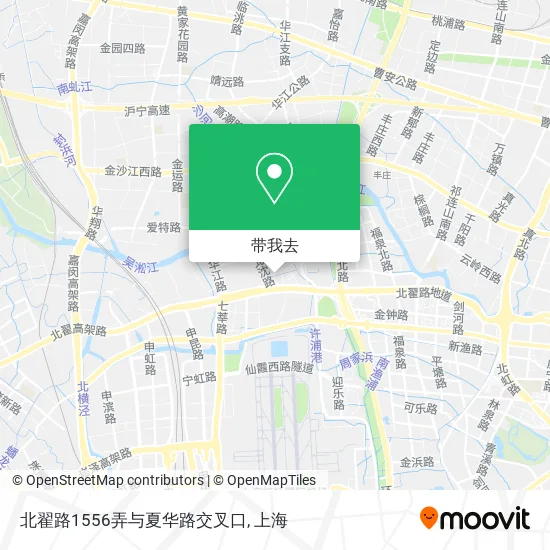 北翟路1556弄与夏华路交叉口地图