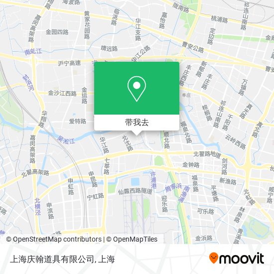上海庆翰道具有限公司地图