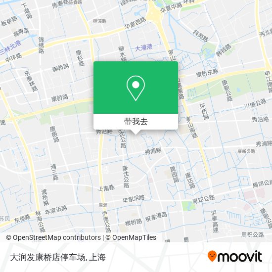 大润发康桥店停车场地图