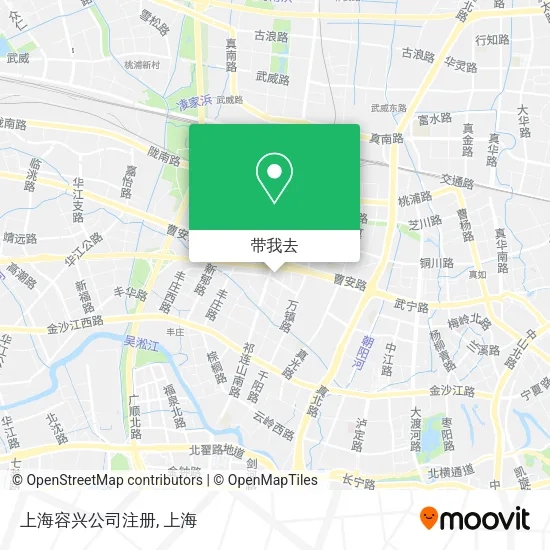 上海容兴公司注册地图