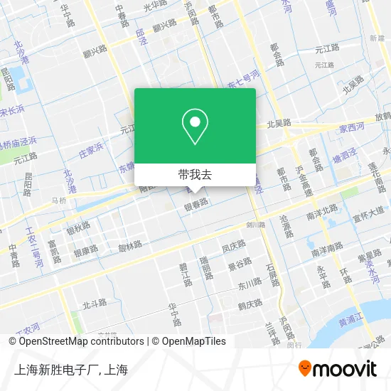 上海新胜电子厂地图