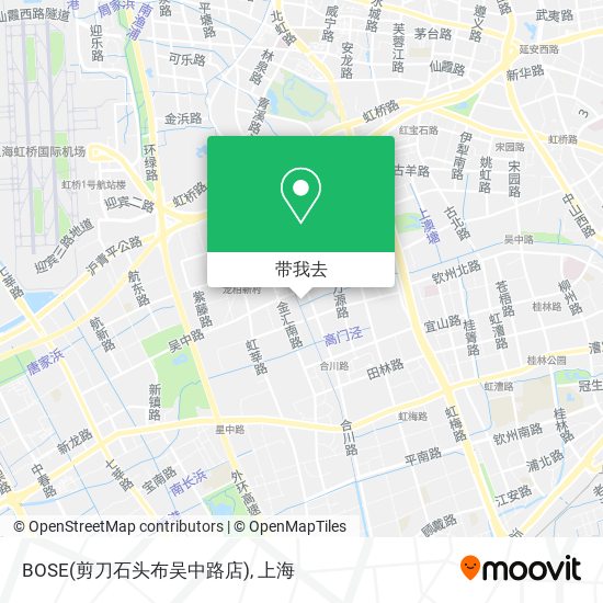 BOSE(剪刀石头布吴中路店)地图