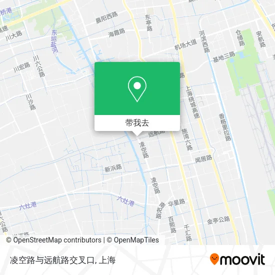 凌空路与远航路交叉口地图