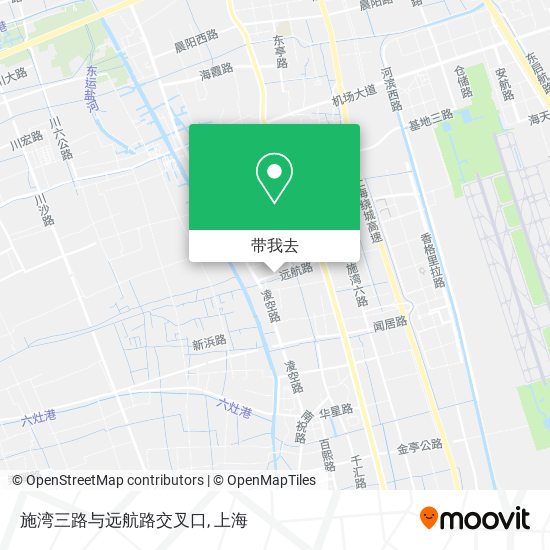 施湾三路与远航路交叉口地图