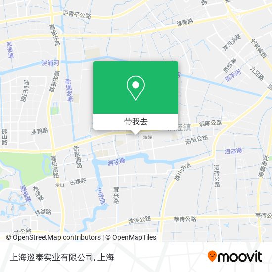 上海巡泰实业有限公司地图