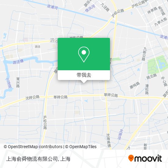 上海俞舜物流有限公司地图
