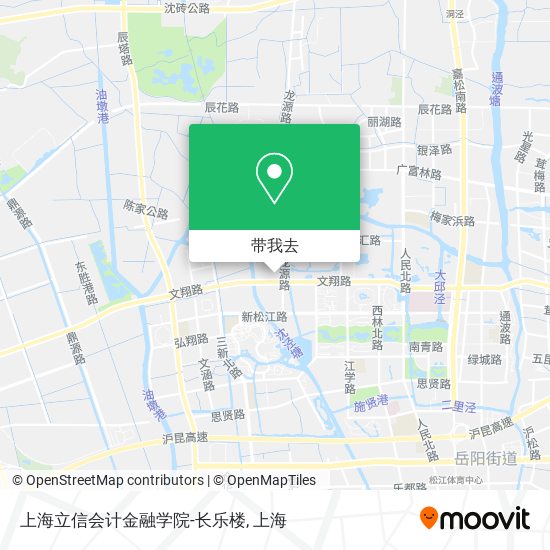 上海立信会计金融学院-长乐楼地图