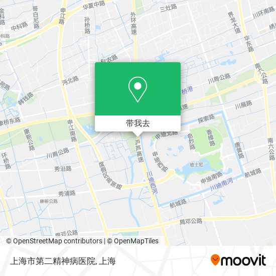 上海市第二精神病医院地图
