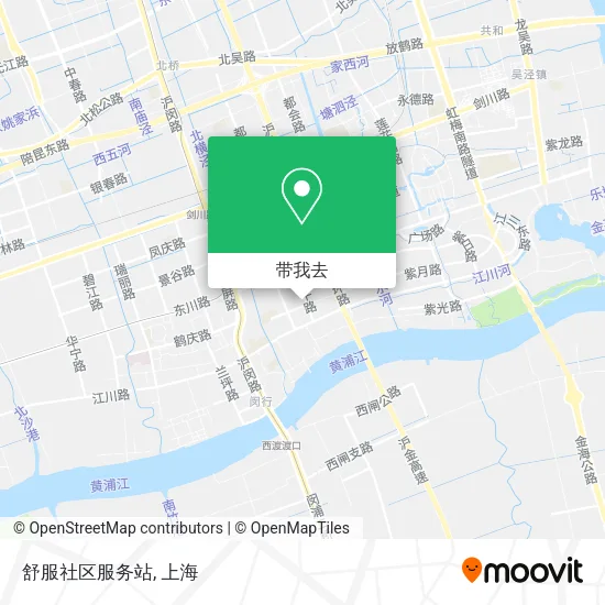 舒服社区服务站地图