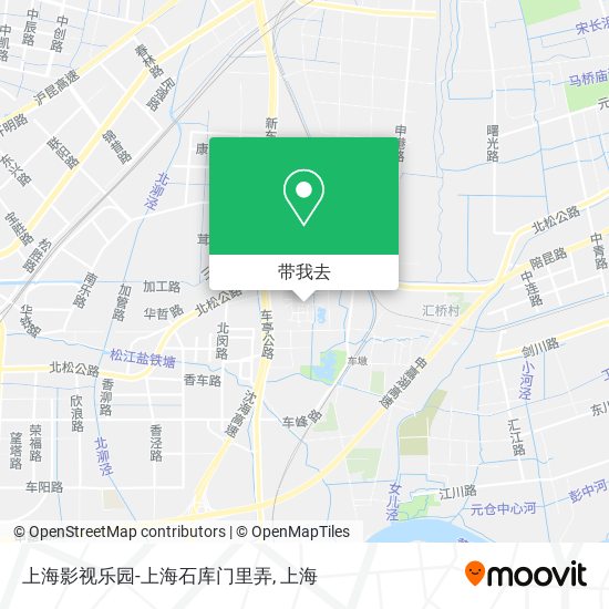 上海影视乐园-上海石库门里弄地图