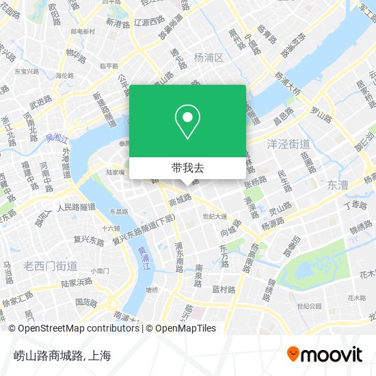 崂山路商城路地图