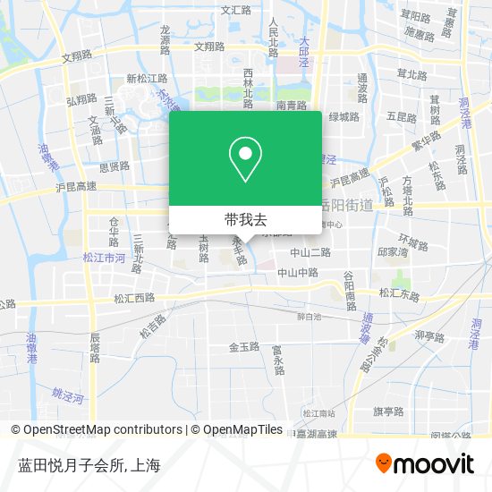 蓝田悦月子会所地图