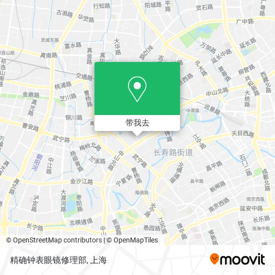 精确钟表眼镜修理部地图