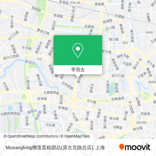 Musangking榴莲蛋糕甜品(原古北路总店)地图