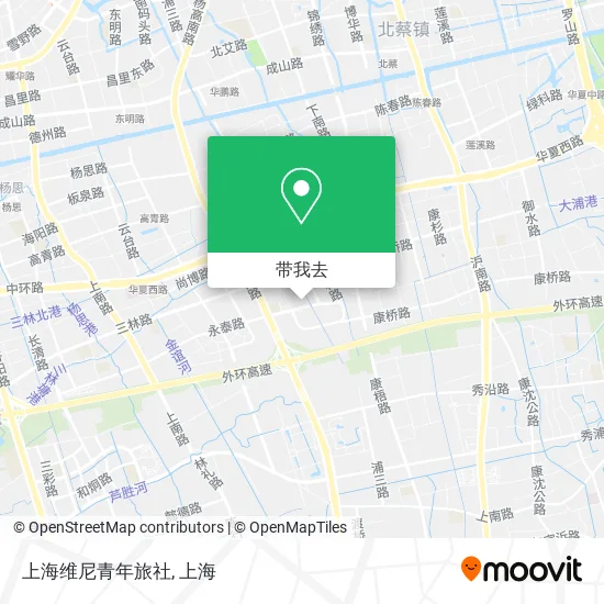上海维尼青年旅社地图