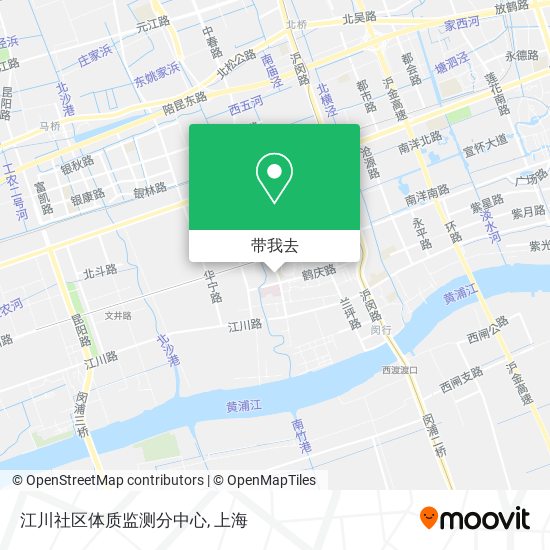 江川社区体质监测分中心地图