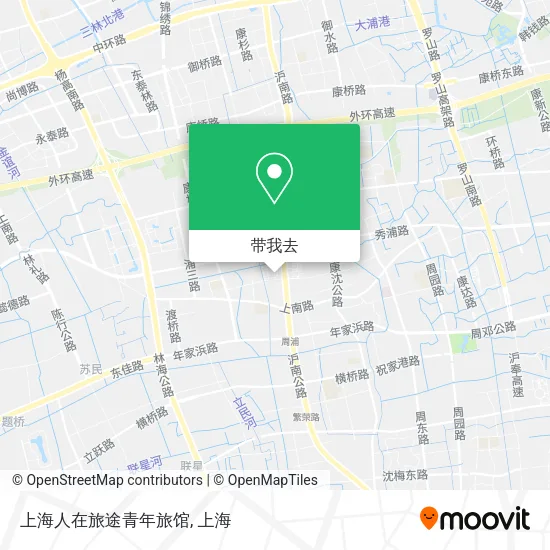 上海人在旅途青年旅馆地图