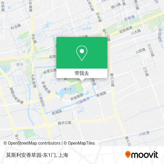 莫斯利安香草园-东1门地图