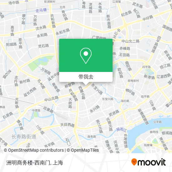 洲明商务楼-西南门地图
