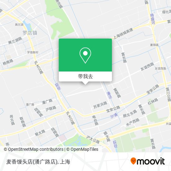 麦香馒头店(潘广路店)地图