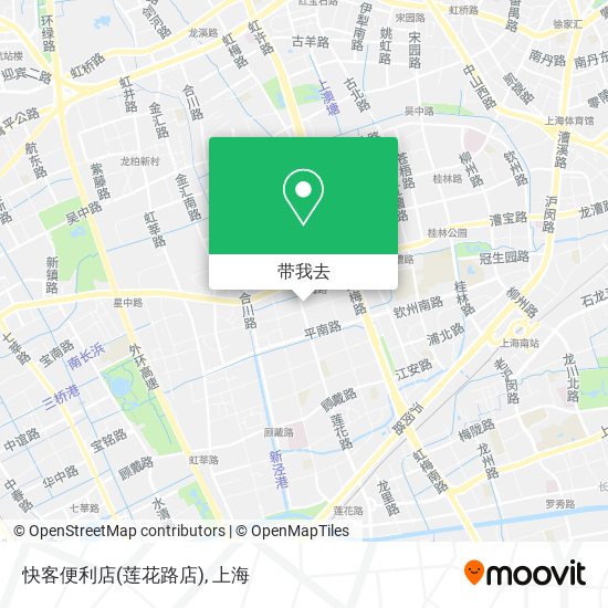 快客便利店(莲花路店)地图