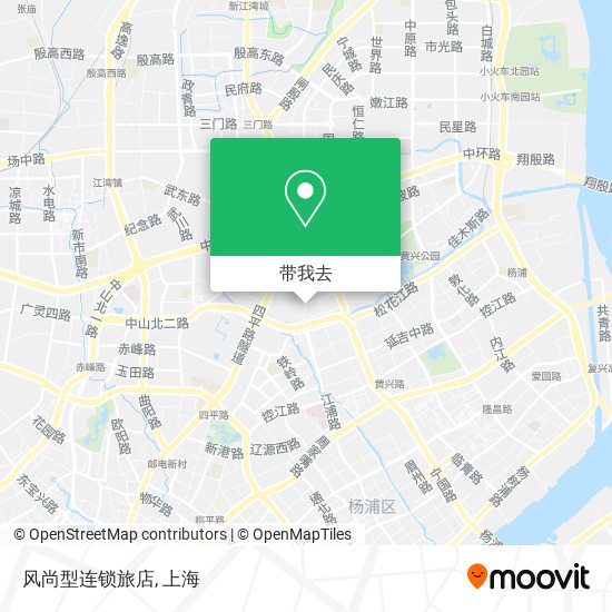 风尚型连锁旅店地图