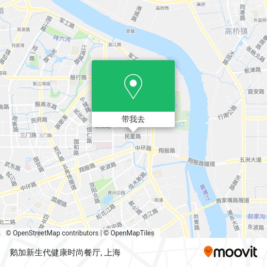 鹅加新生代健康时尚餐厅地图