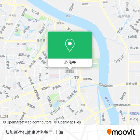 鹅加新生代健康时尚餐厅地图