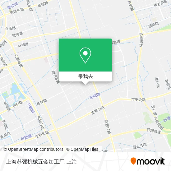 上海苏强机械五金加工厂地图
