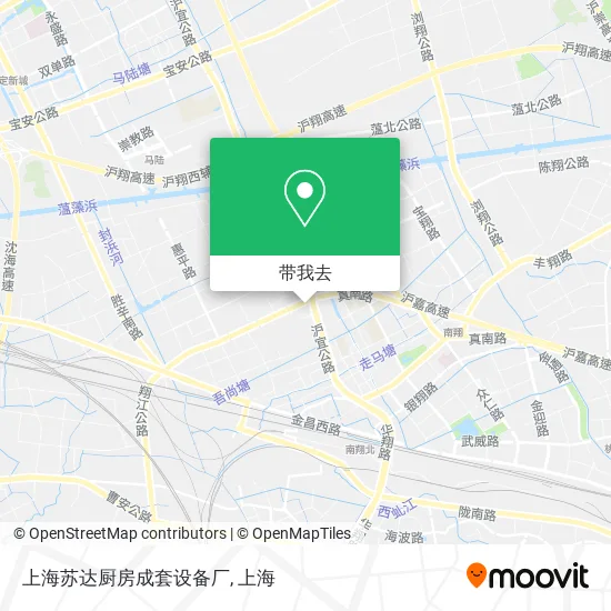 上海苏达厨房成套设备厂地图