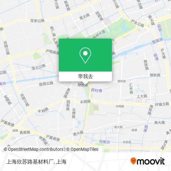 上海欣苏路基材料厂地图