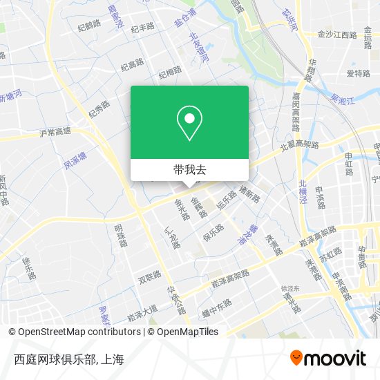 西庭网球俱乐部地图
