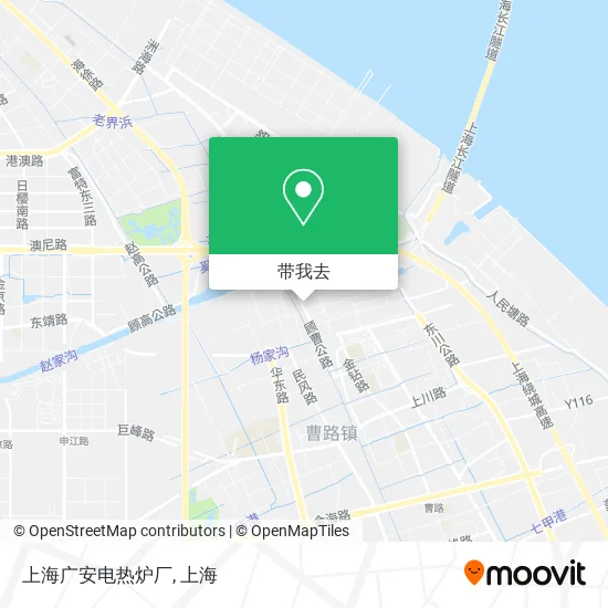 上海广安电热炉厂地图