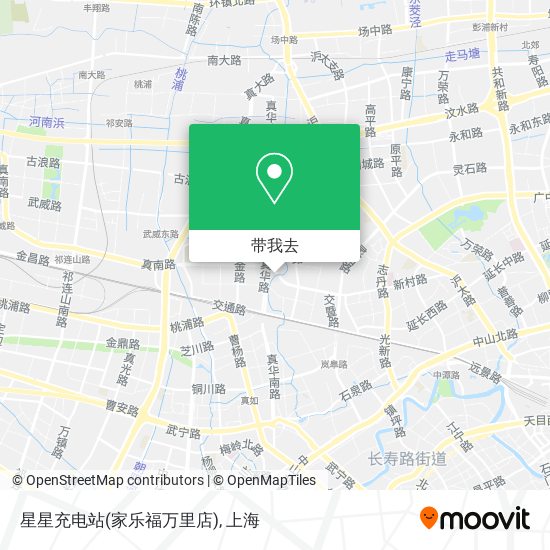 星星充电站(家乐福万里店)地图