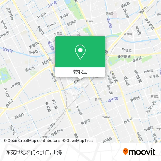东苑世纪名门-北1门地图