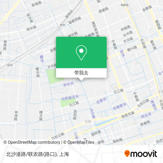 北沙港路/联农路(路口)地图