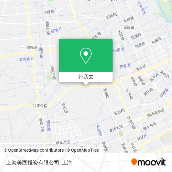 上海美圈投资有限公司地图