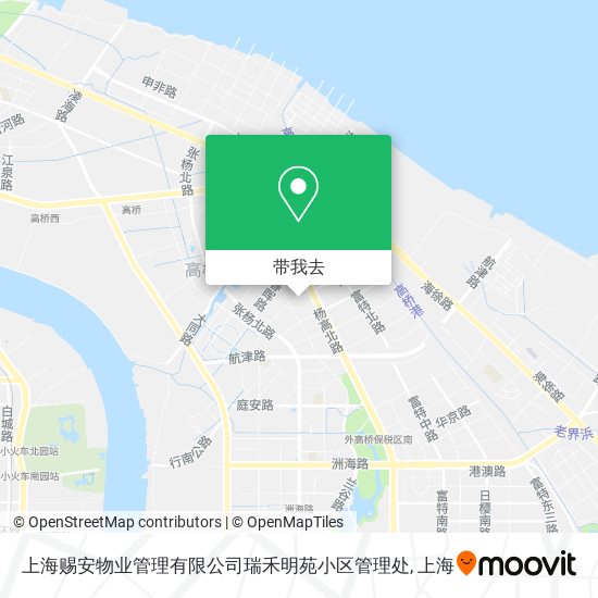 上海赐安物业管理有限公司瑞禾明苑小区管理处地图