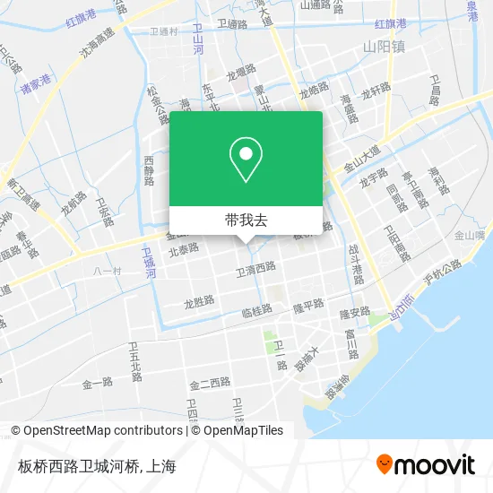 板桥西路卫城河桥地图