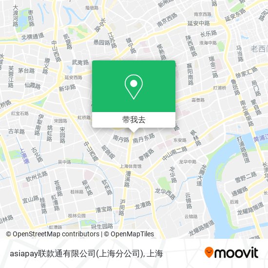 asiapay联款通有限公司(上海分公司)地图