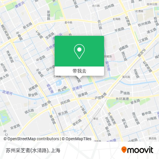 苏州采芝斋(水清路)地图