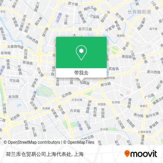荷兰库仓贸易公司上海代表处地图