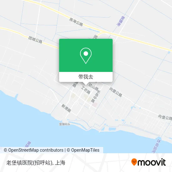 老堡镇医院(招呼站)地图