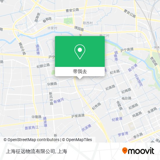 上海征远物流有限公司地图