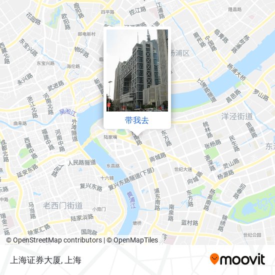 上海证券大厦地图