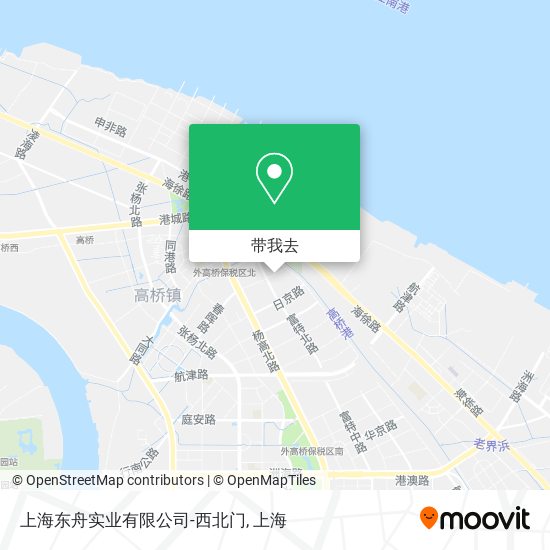 上海东舟实业有限公司-西北门地图