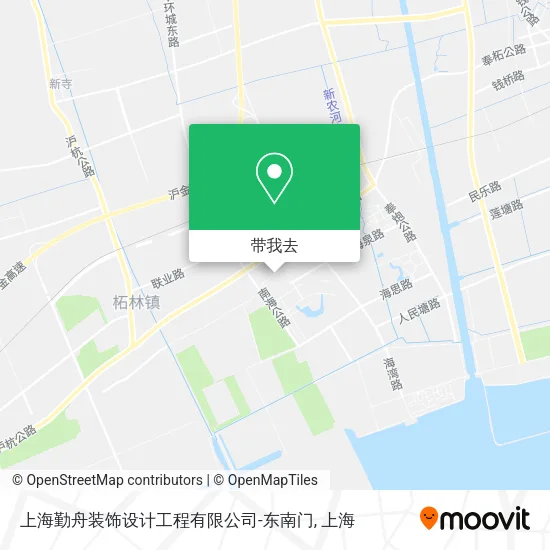 上海勤舟装饰设计工程有限公司-东南门地图