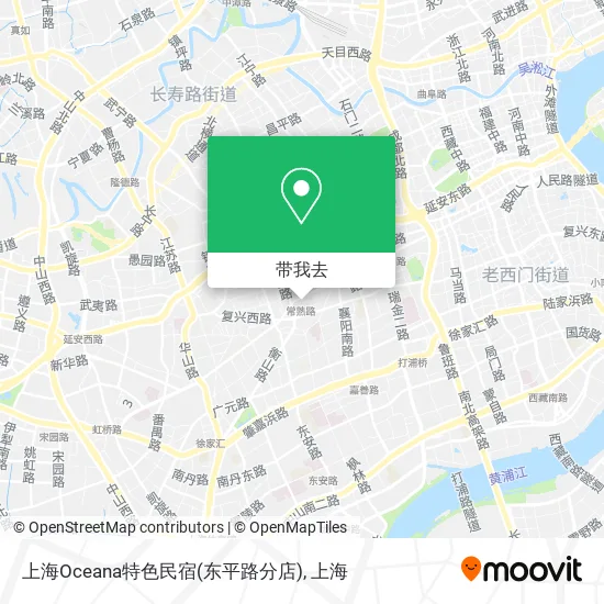 上海Oceana特色民宿(东平路分店)地图